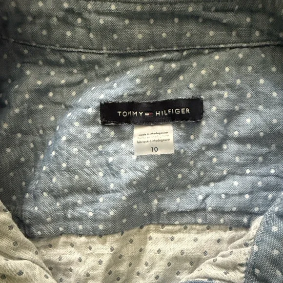 Tommy Hilfiger Light Blue Sleeveless Midi Dress - Picture 3 of 6